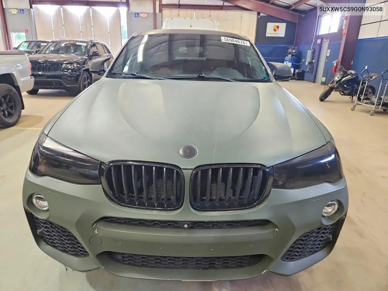 2016 BMW X4 xDrive35I VIN: 5UXXW5C59G0N93058 Lot: 56984676