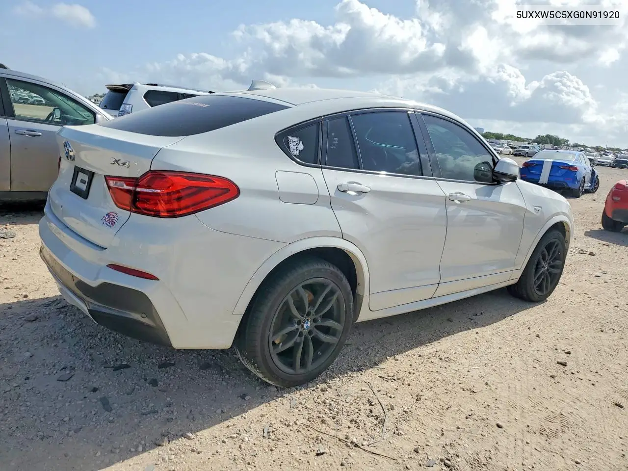 2016 BMW X4 xDrive35I VIN: 5UXXW5C5XG0N91920 Lot: 59313236