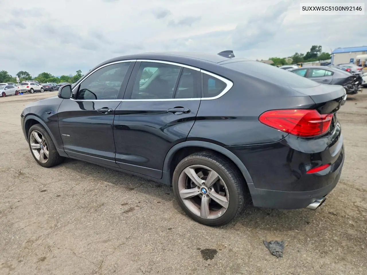 2016 BMW X4 xDrive35I VIN: 5UXXW5C51G0N92146 Lot: 60184526