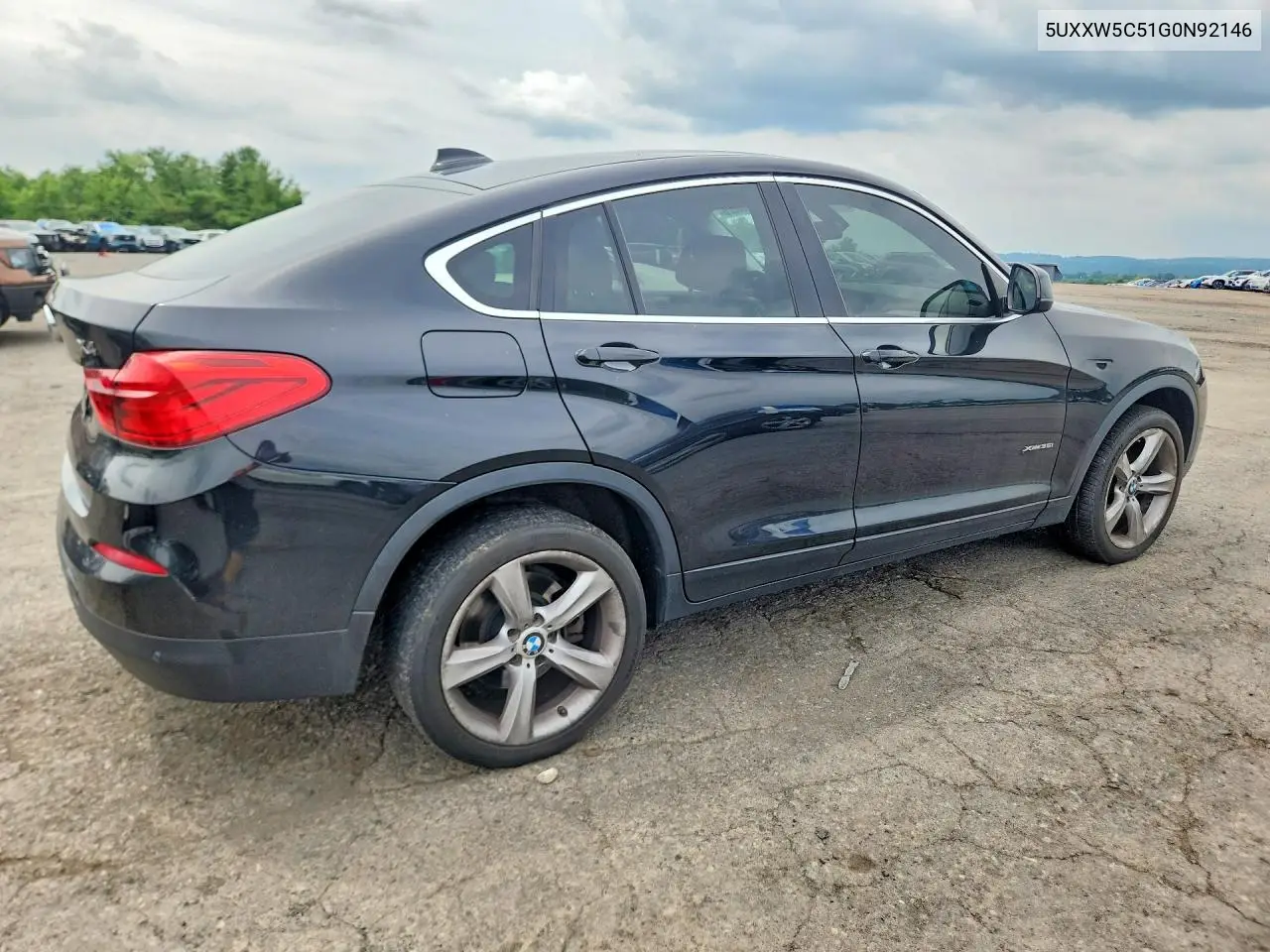 2016 BMW X4 xDrive35I VIN: 5UXXW5C51G0N92146 Lot: 60184526