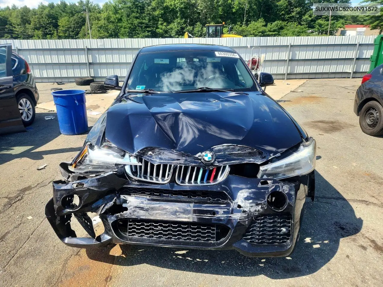 2016 BMW X4 xDrive35I VIN: 5UXXW5C52G0N91572 Lot: 60300356