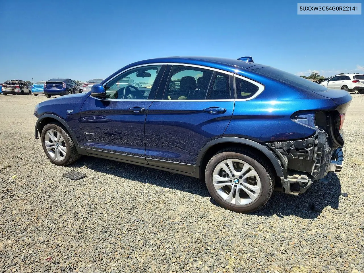 2016 BMW X4 xDrive28I VIN: 5UXXW3C54G0R22141 Lot: 60818536