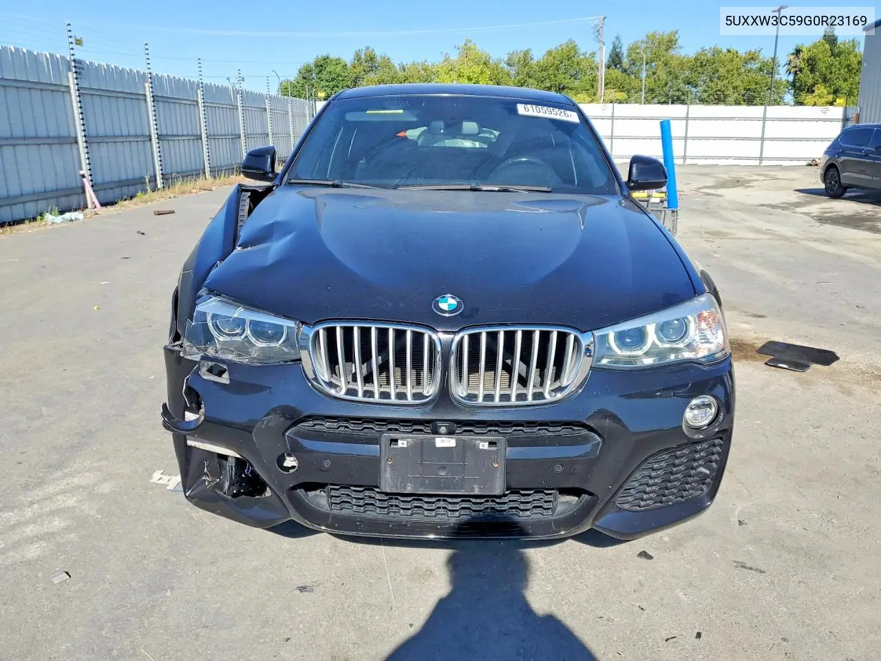 2016 BMW X4 xDrive28I VIN: 5UXXW3C59G0R23169 Lot: 61059526