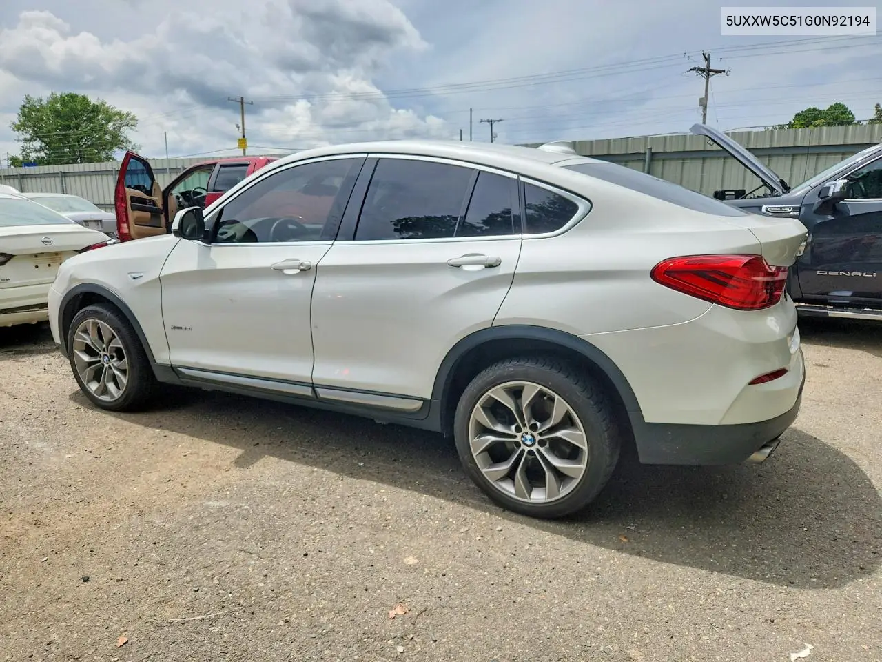 2016 BMW X4 xDrive35I VIN: 5UXXW5C51G0N92194 Lot: 61111726