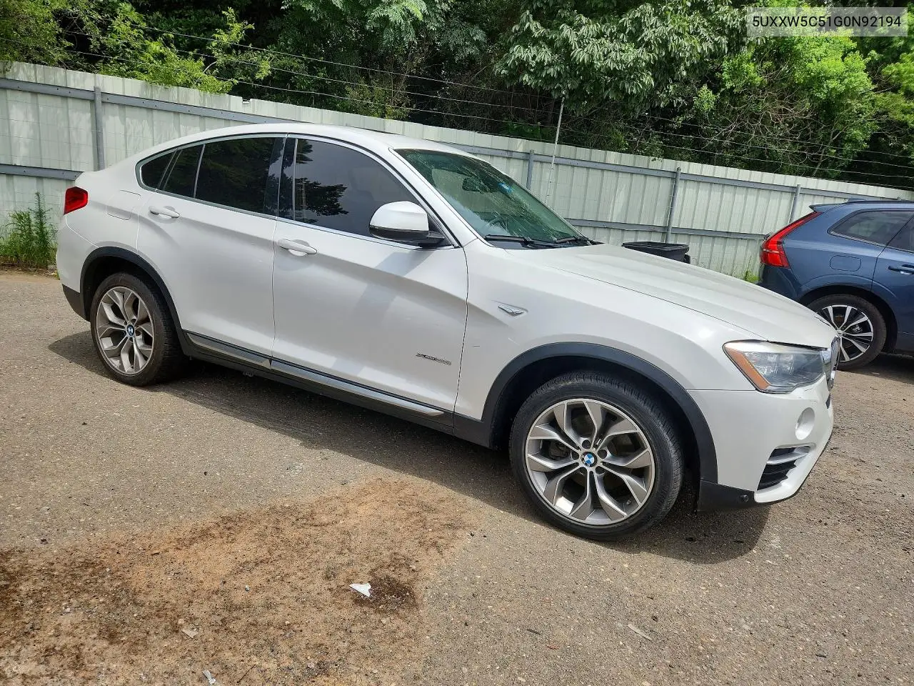 2016 BMW X4 xDrive35I VIN: 5UXXW5C51G0N92194 Lot: 61111726