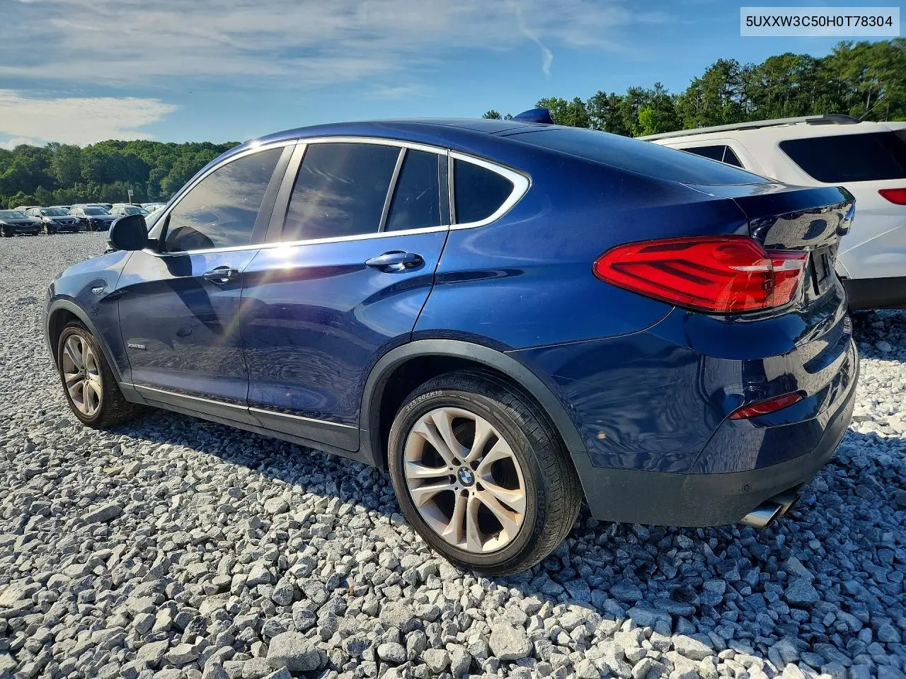 2017 BMW X4 xDrive28I VIN: 5UXXW3C50H0T78304 Lot: 57017136