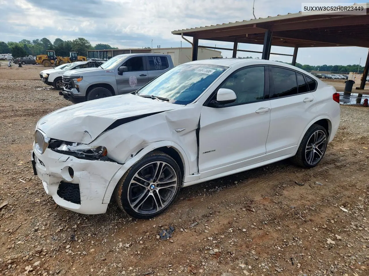 2017 BMW X4 xDrive28I VIN: 5UXXW3C52H0R23449 Lot: 59869856