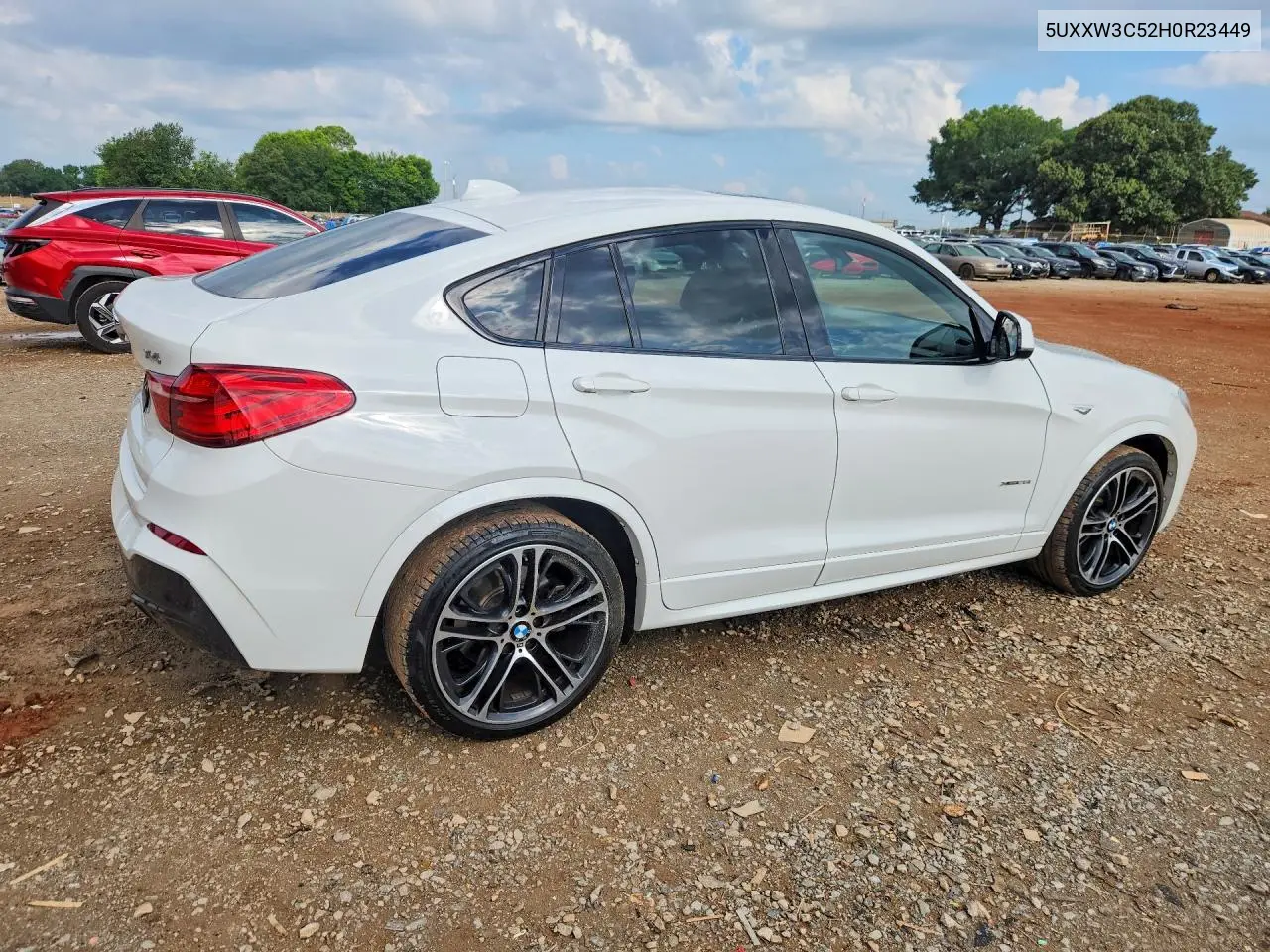 2017 BMW X4 xDrive28I VIN: 5UXXW3C52H0R23449 Lot: 59869856