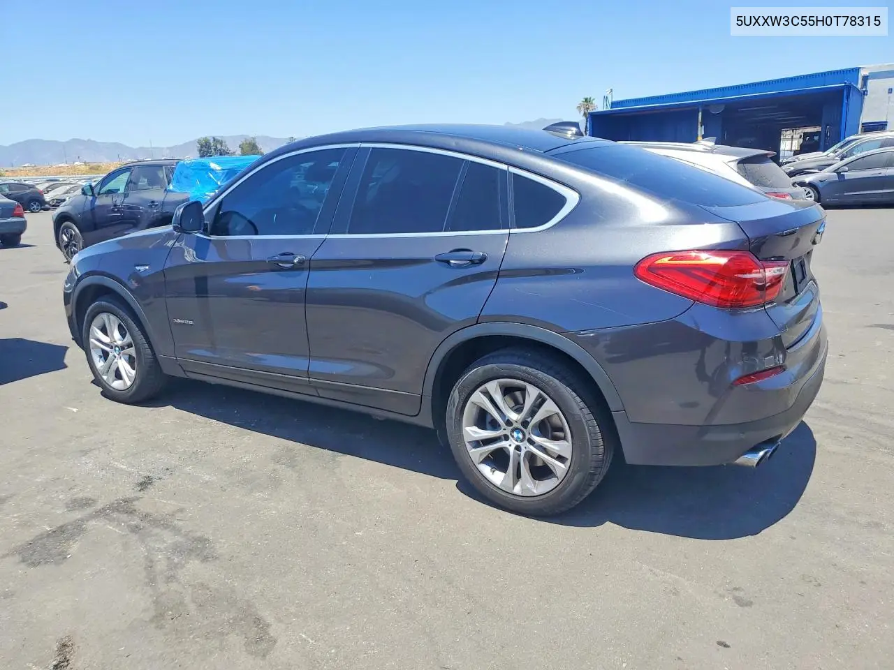 2017 BMW X4 xDrive28I VIN: 5UXXW3C55H0T78315 Lot: 60161036