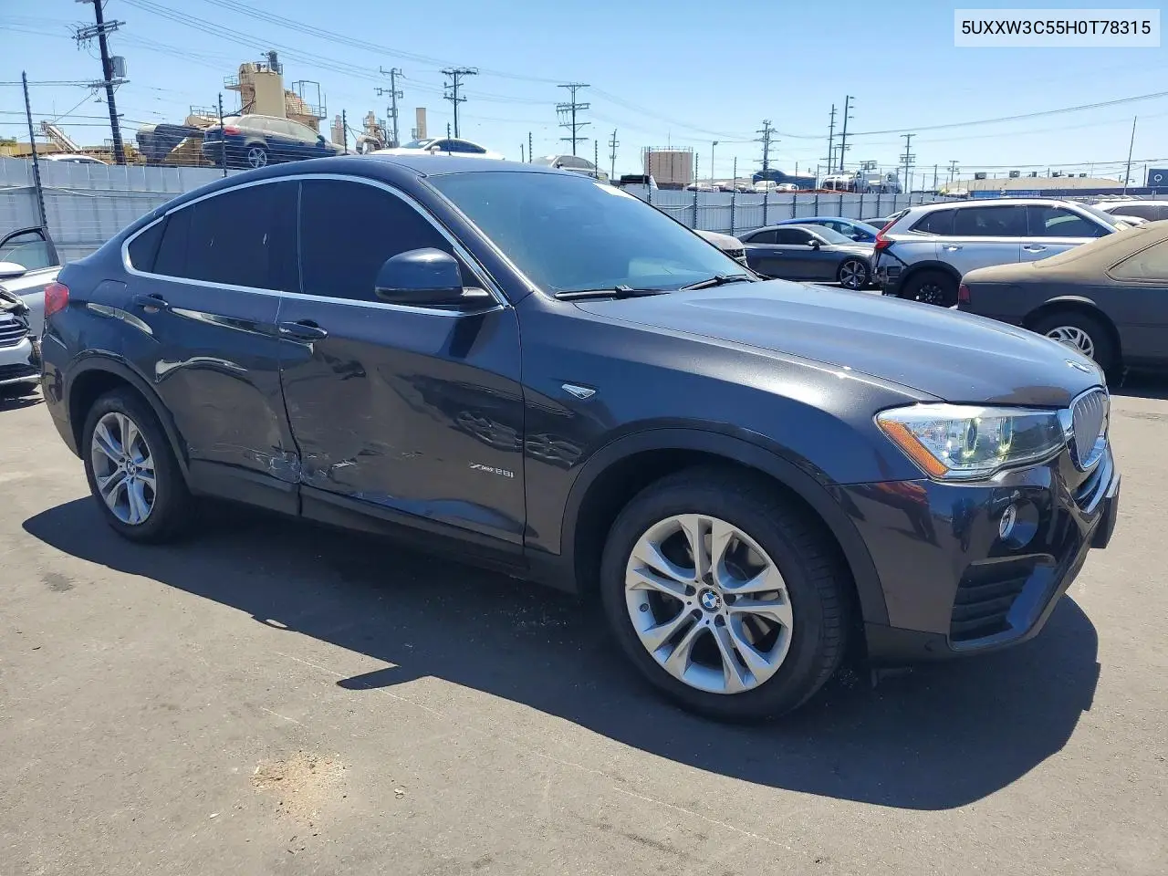 2017 BMW X4 xDrive28I VIN: 5UXXW3C55H0T78315 Lot: 60161036