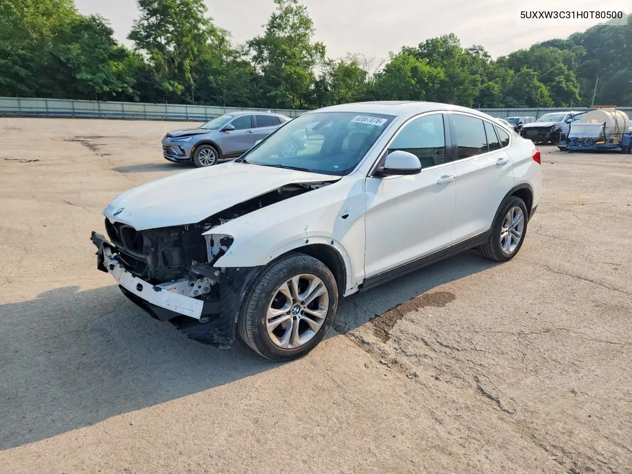 2017 BMW X4 xDrive28I VIN: 5UXXW3C31H0T80500 Lot: 60867076