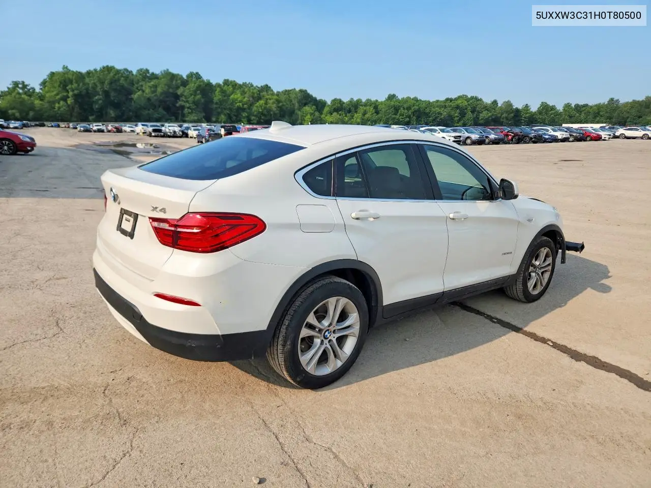 2017 BMW X4 xDrive28I VIN: 5UXXW3C31H0T80500 Lot: 60867076