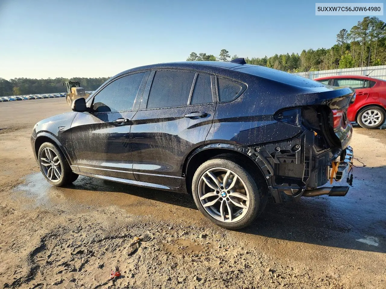 2018 BMW X4 xDrivem40I VIN: 5UXXW7C56J0W64980 Lot: 47190096