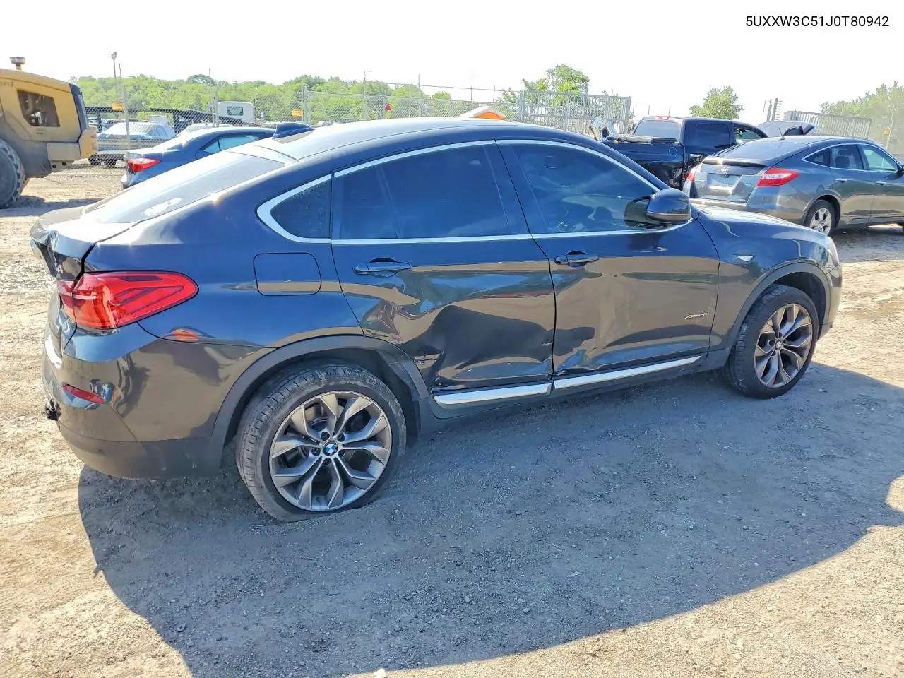 2018 BMW X4 xDrive28I VIN: 5UXXW3C51J0T80942 Lot: 54605626