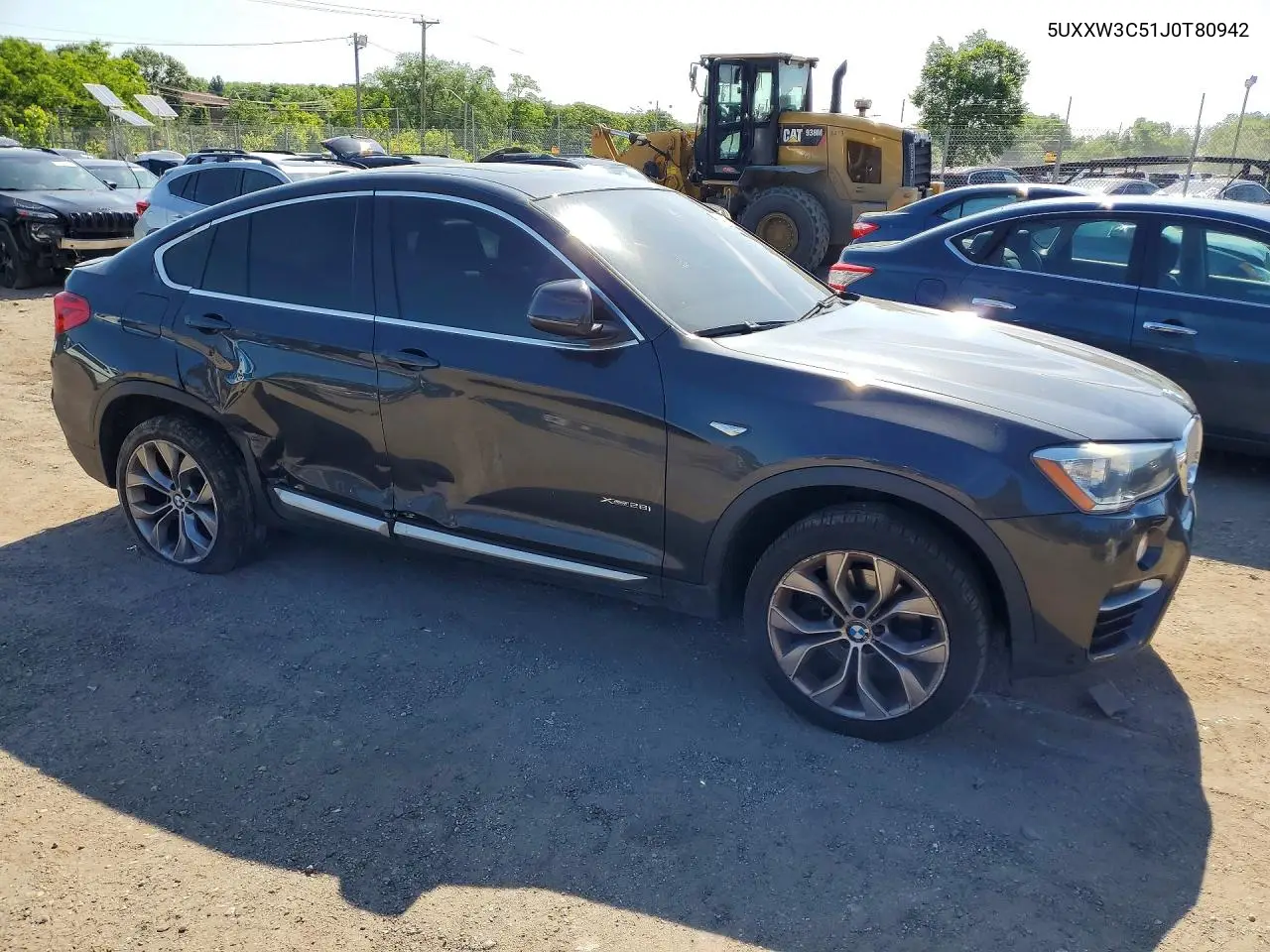 2018 BMW X4 xDrive28I VIN: 5UXXW3C51J0T80942 Lot: 54605626