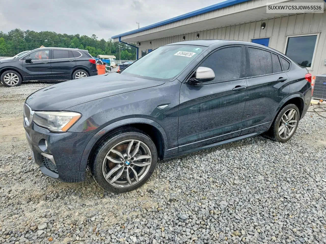 2018 BMW X4 xDrivem40I VIN: 5UXXW7C53J0W65536 Lot: 57644076