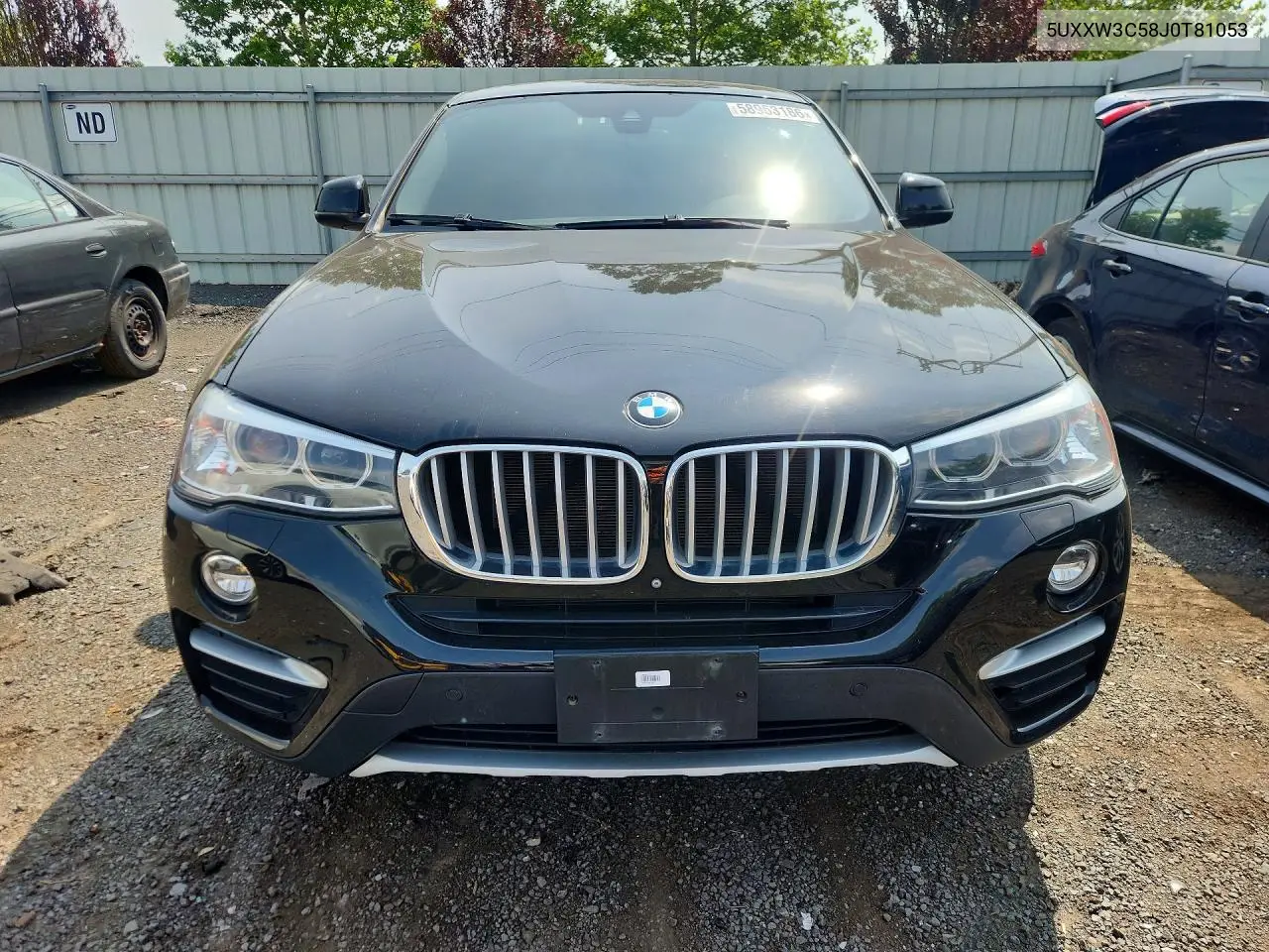 2018 BMW X4 xDrive28I VIN: 5UXXW3C58J0T81053 Lot: 58963186