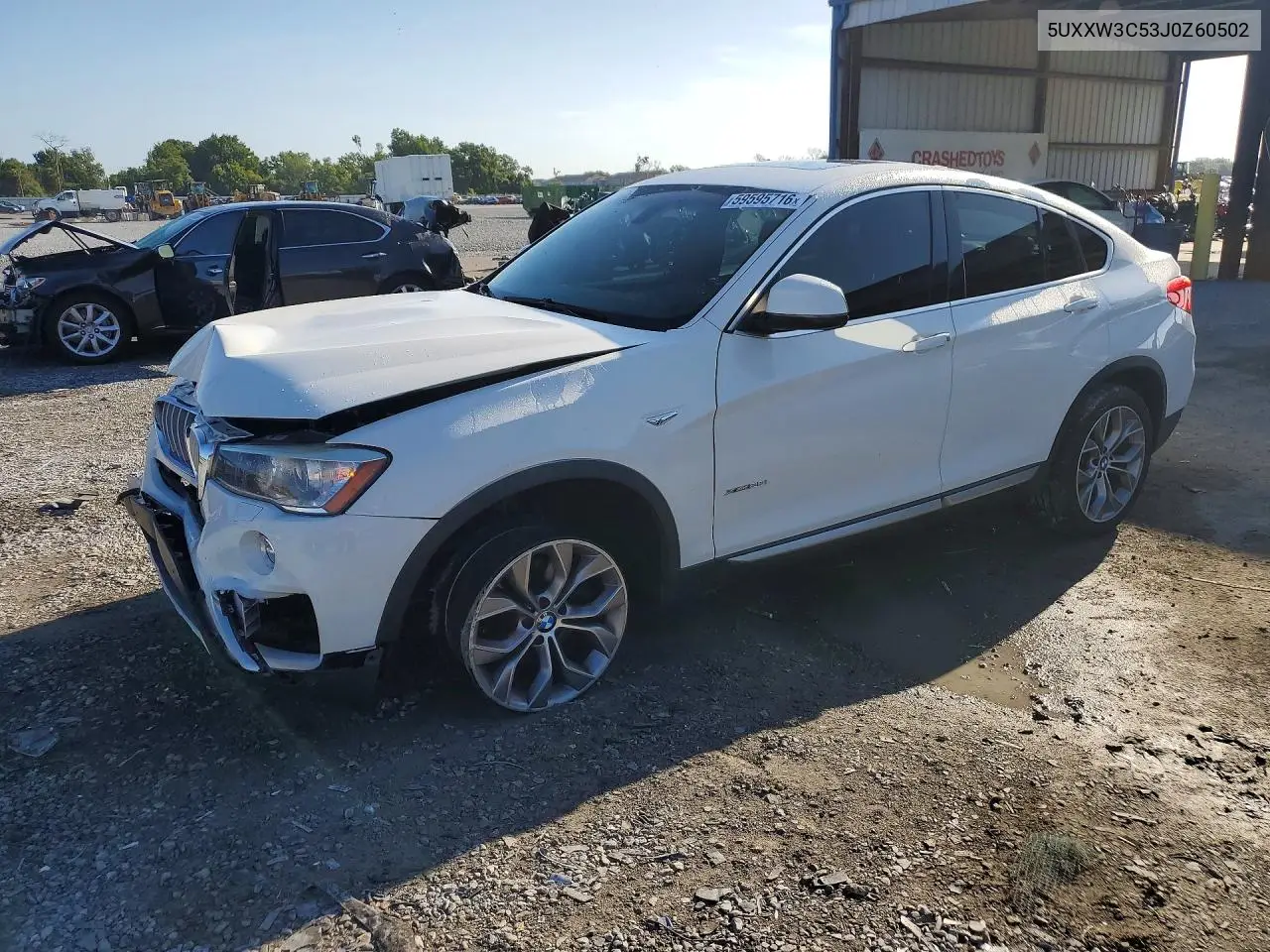 2018 BMW X4 xDrive28I VIN: 5UXXW3C53J0Z60502 Lot: 59595716