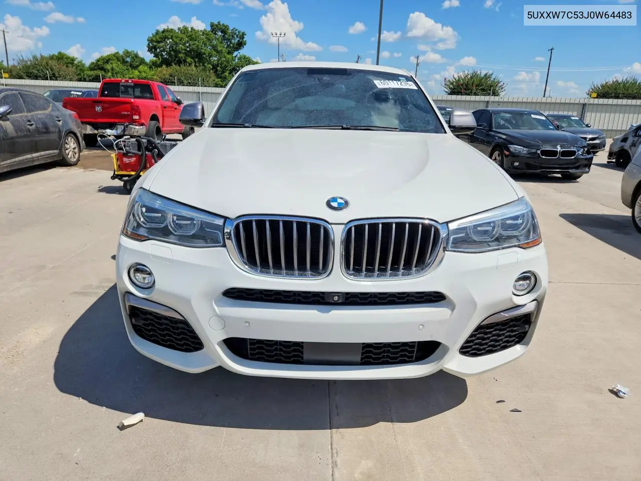2018 BMW X4 xDrivem40I VIN: 5UXXW7C53J0W64483 Lot: 60117296