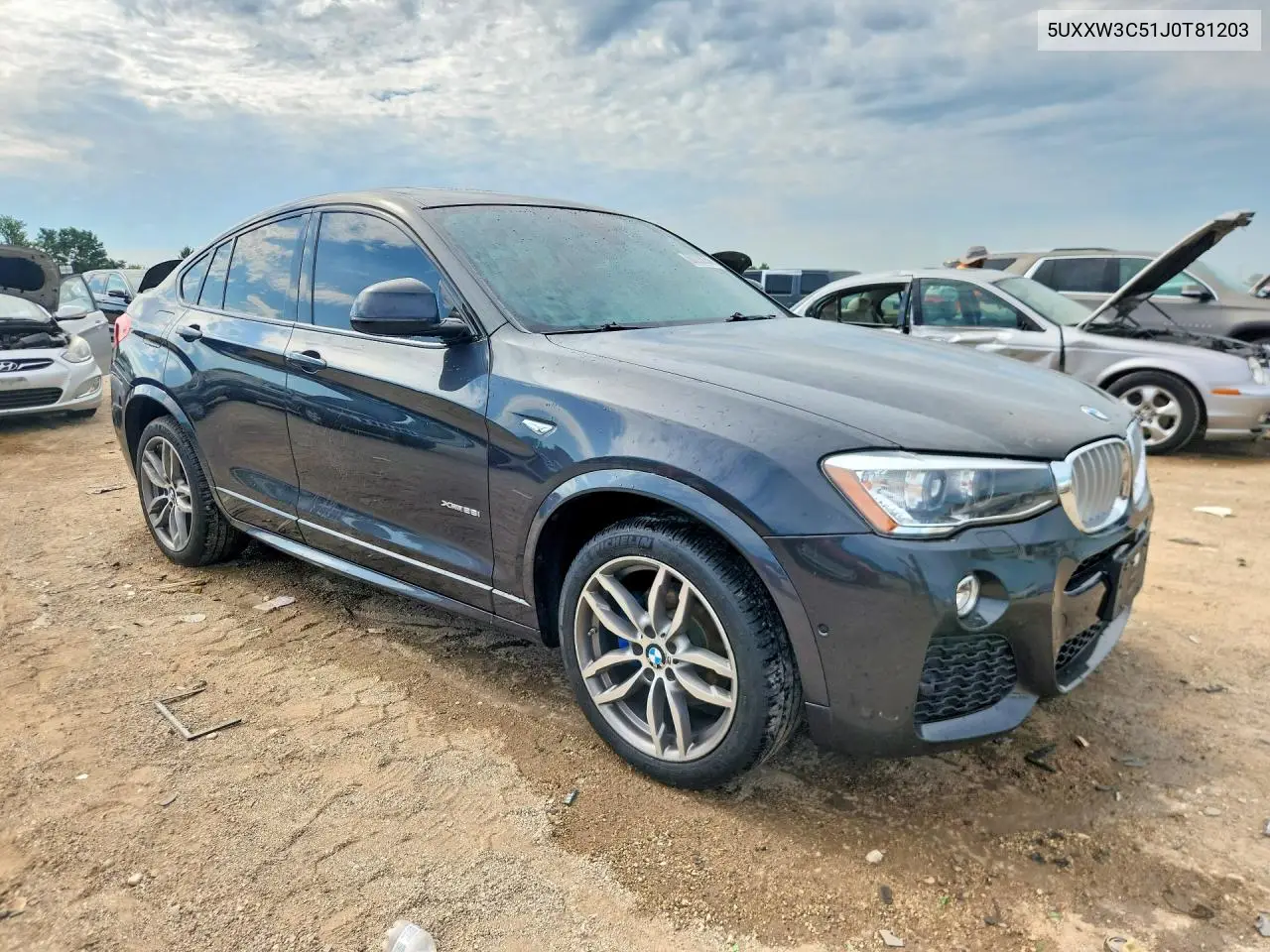 2018 BMW X4 xDrive28I VIN: 5UXXW3C51J0T81203 Lot: 60226356