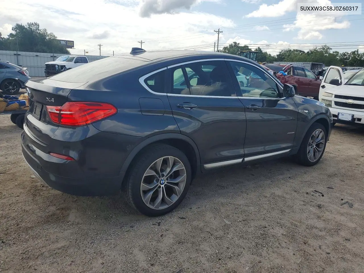 2018 BMW X4 xDrive28I VIN: 5UXXW3C58J0Z60317 Lot: 60389066