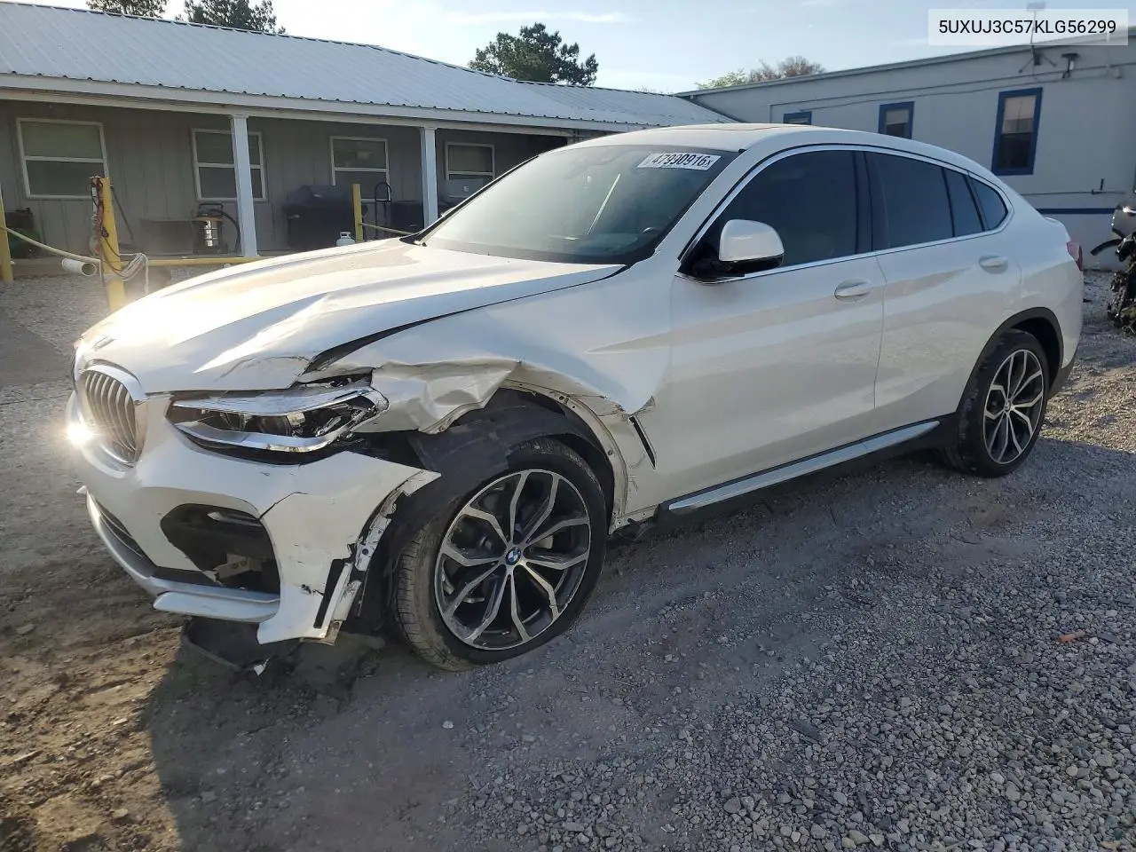 2019 BMW X4 xDrive30I VIN: 5UXUJ3C57KLG56299 Lot: 47990916