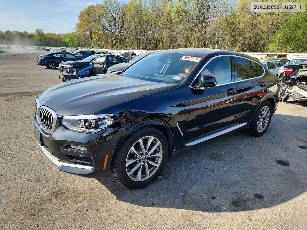 2019 BMW X4 xDrive30I VIN: 5UXUJ3C50KLG52711 Lot: 49626436