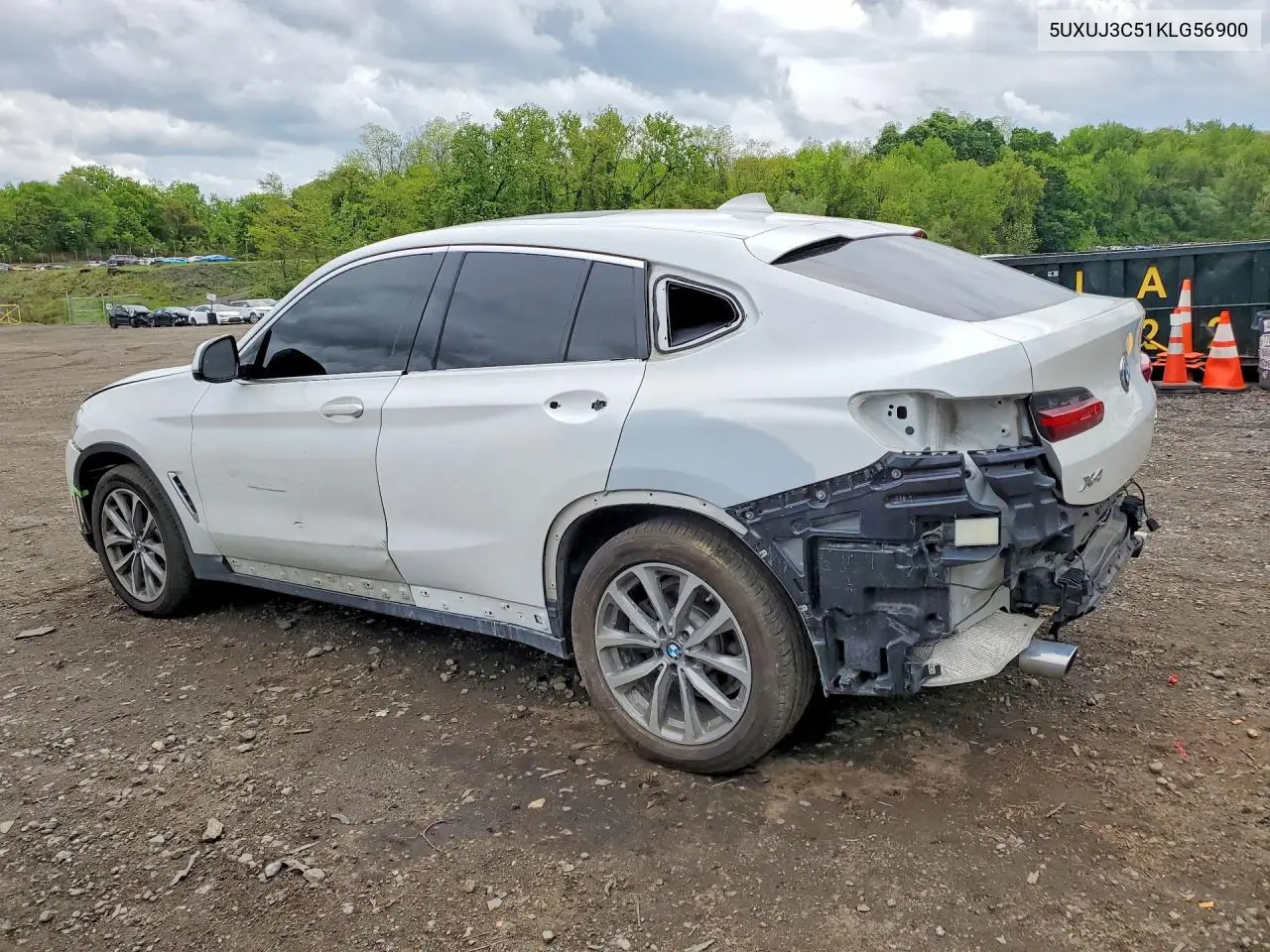 2019 BMW X4 xDrive30I VIN: 5UXUJ3C51KLG56900 Lot: 51311506