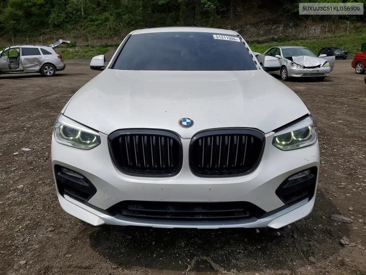 2019 BMW X4 xDrive30I VIN: 5UXUJ3C51KLG56900 Lot: 51311506