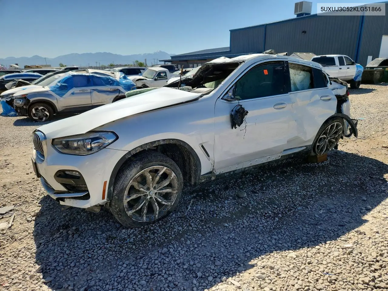 2019 BMW X4 xDrive30I VIN: 5UXUJ3C52KLG51866 Lot: 51922056