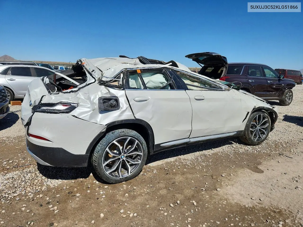 2019 BMW X4 xDrive30I VIN: 5UXUJ3C52KLG51866 Lot: 51922056