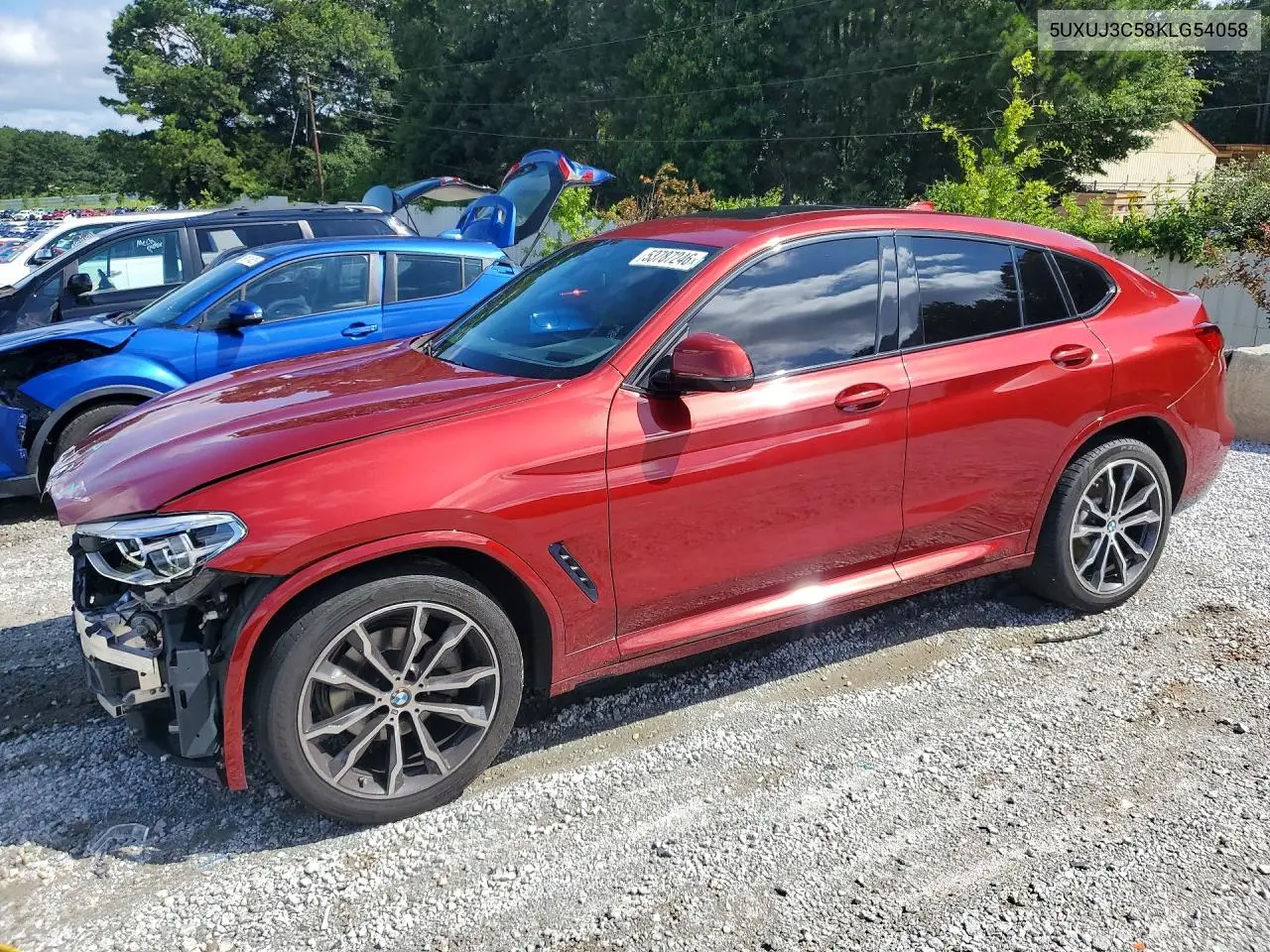 2019 BMW X4 xDrive30I VIN: 5UXUJ3C58KLG54058 Lot: 53787246