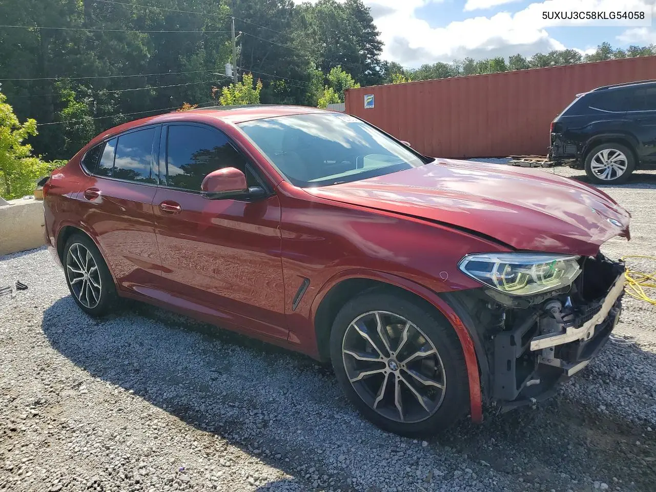 2019 BMW X4 xDrive30I VIN: 5UXUJ3C58KLG54058 Lot: 53787246