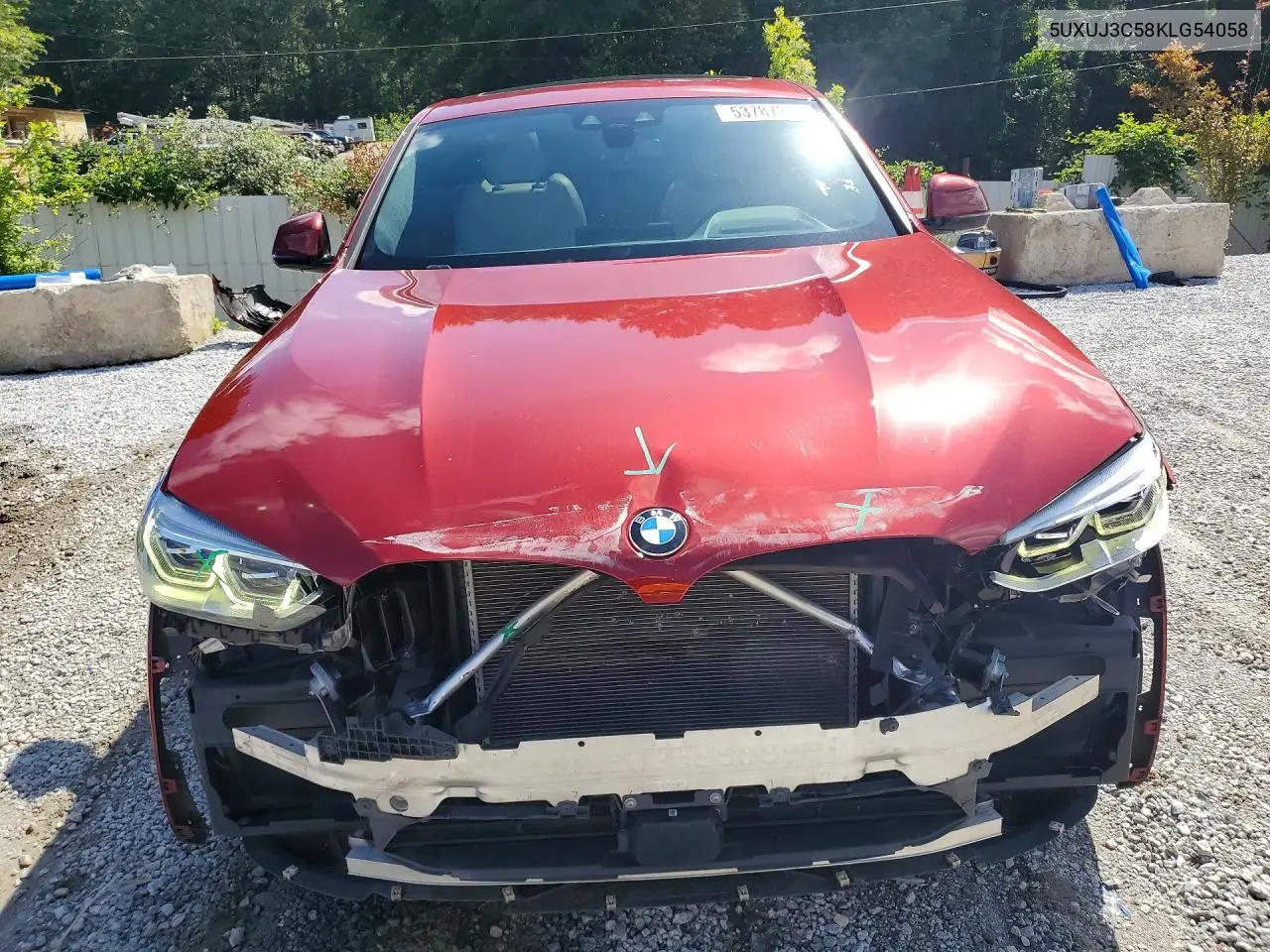 2019 BMW X4 xDrive30I VIN: 5UXUJ3C58KLG54058 Lot: 53787246