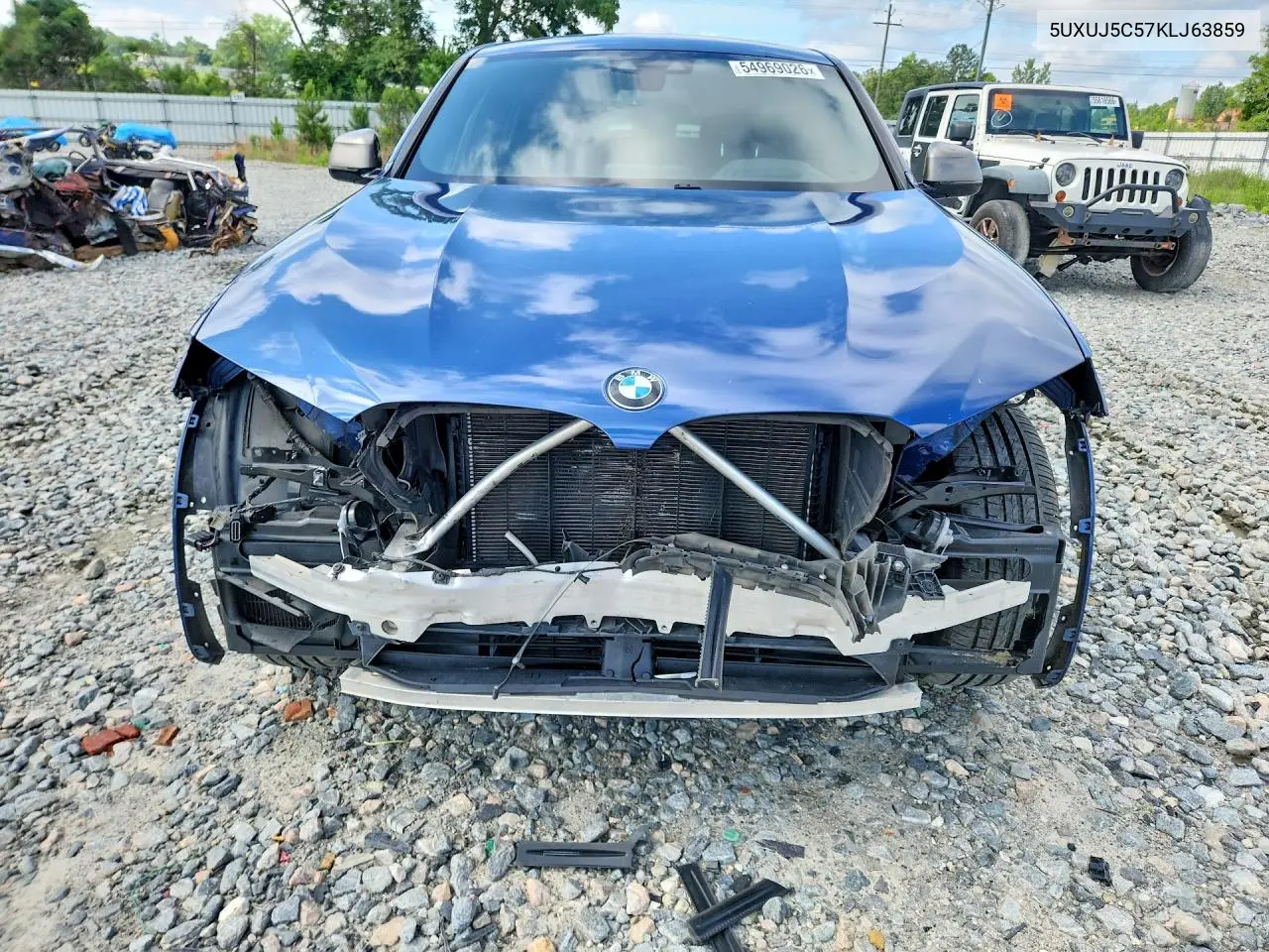 2019 BMW X4 M40I VIN: 5UXUJ5C57KLJ63859 Lot: 54969026