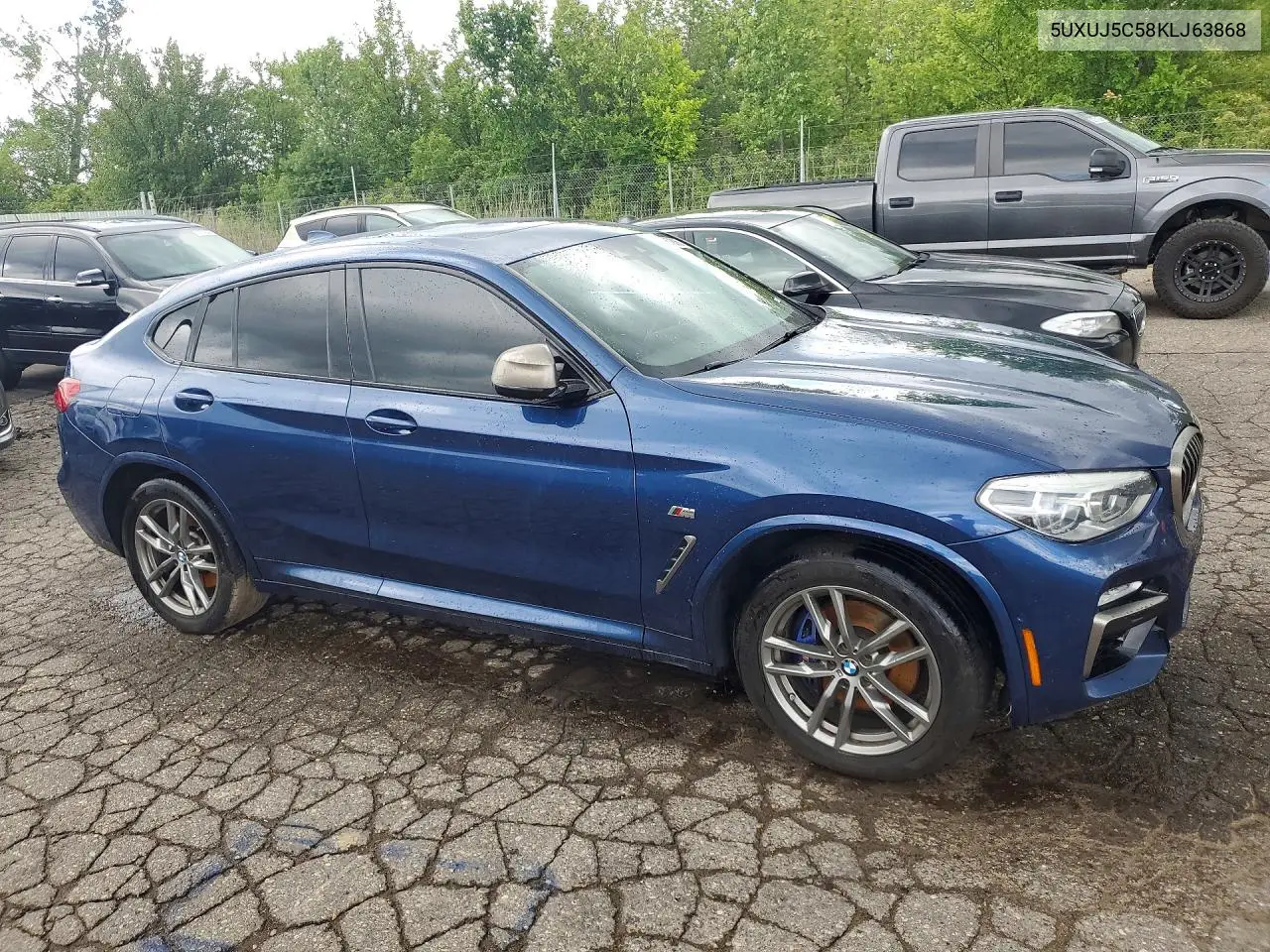 2019 BMW X4 M40I VIN: 5UXUJ5C58KLJ63868 Lot: 57157926