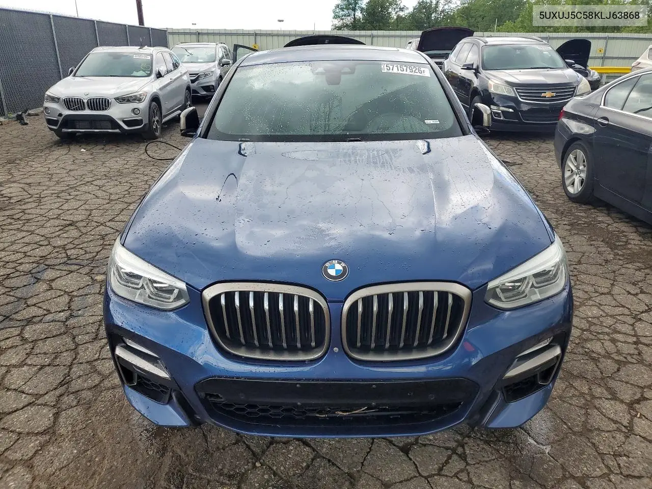 2019 BMW X4 M40I VIN: 5UXUJ5C58KLJ63868 Lot: 57157926