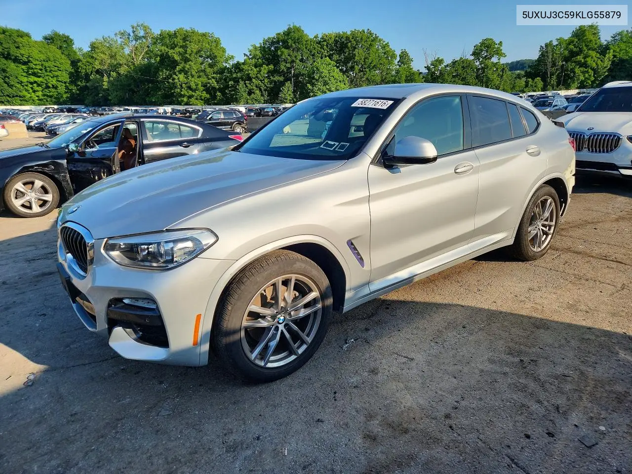 2019 BMW X4 xDrive30I VIN: 5UXUJ3C59KLG55879 Lot: 58271616