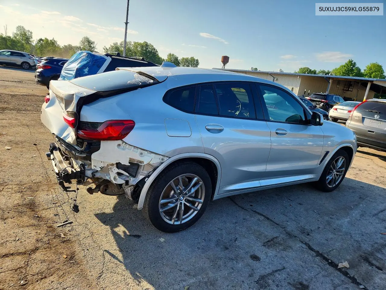 2019 BMW X4 xDrive30I VIN: 5UXUJ3C59KLG55879 Lot: 58271616