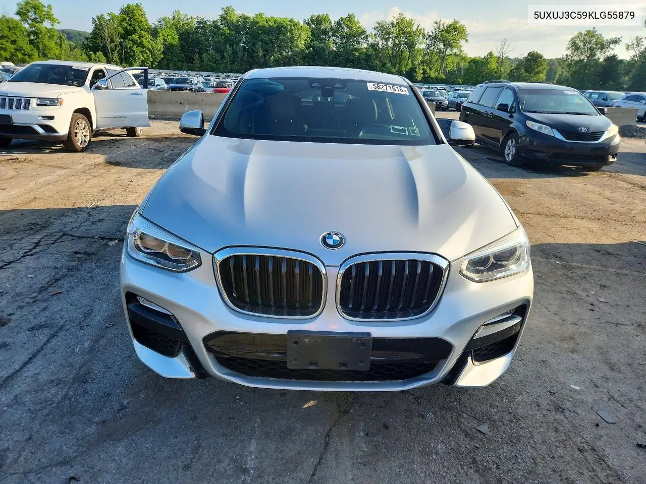 2019 BMW X4 xDrive30I VIN: 5UXUJ3C59KLG55879 Lot: 58271616