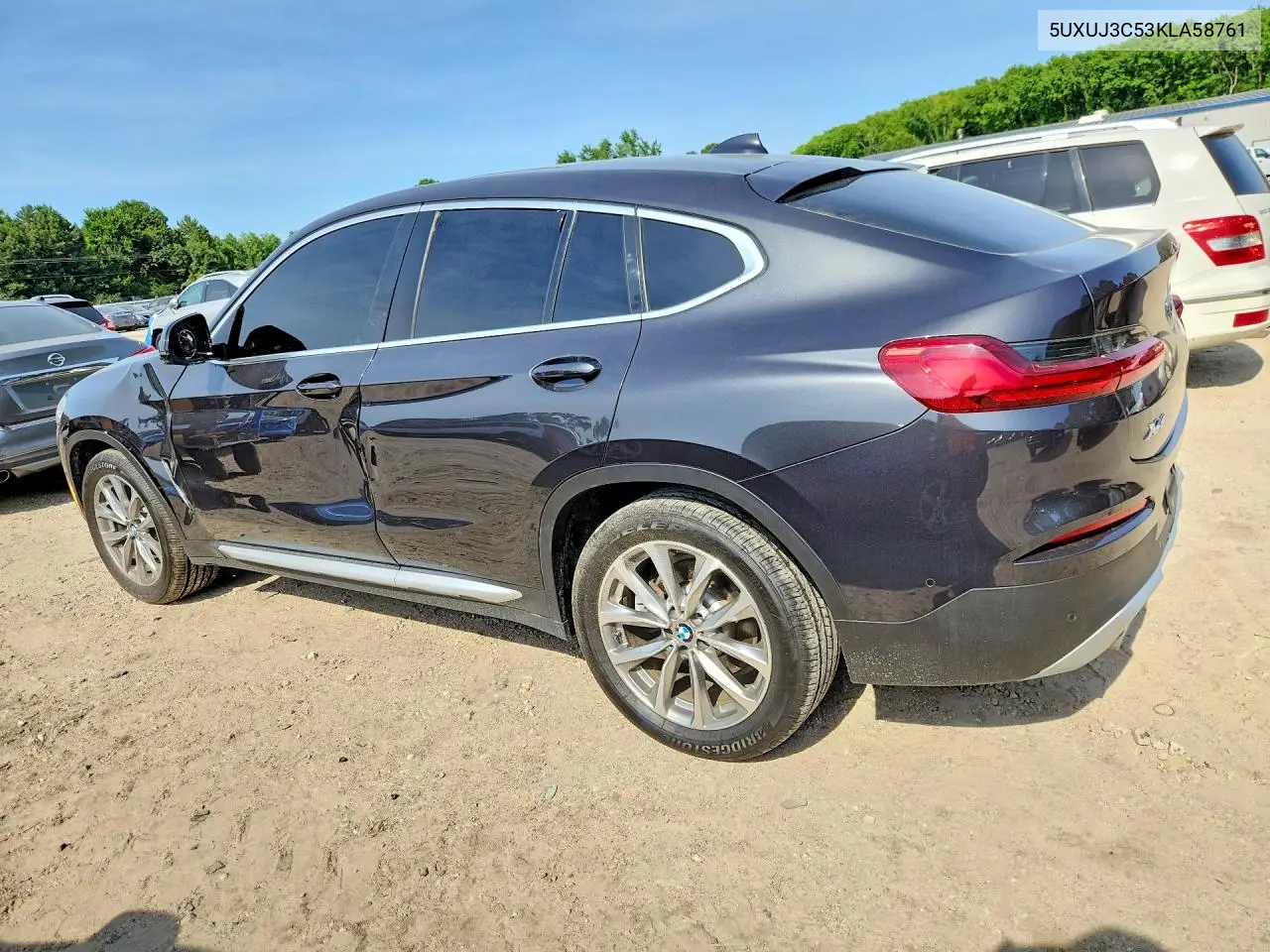 2019 BMW X4 xDrive30I VIN: 5UXUJ3C53KLA58761 Lot: 58847986