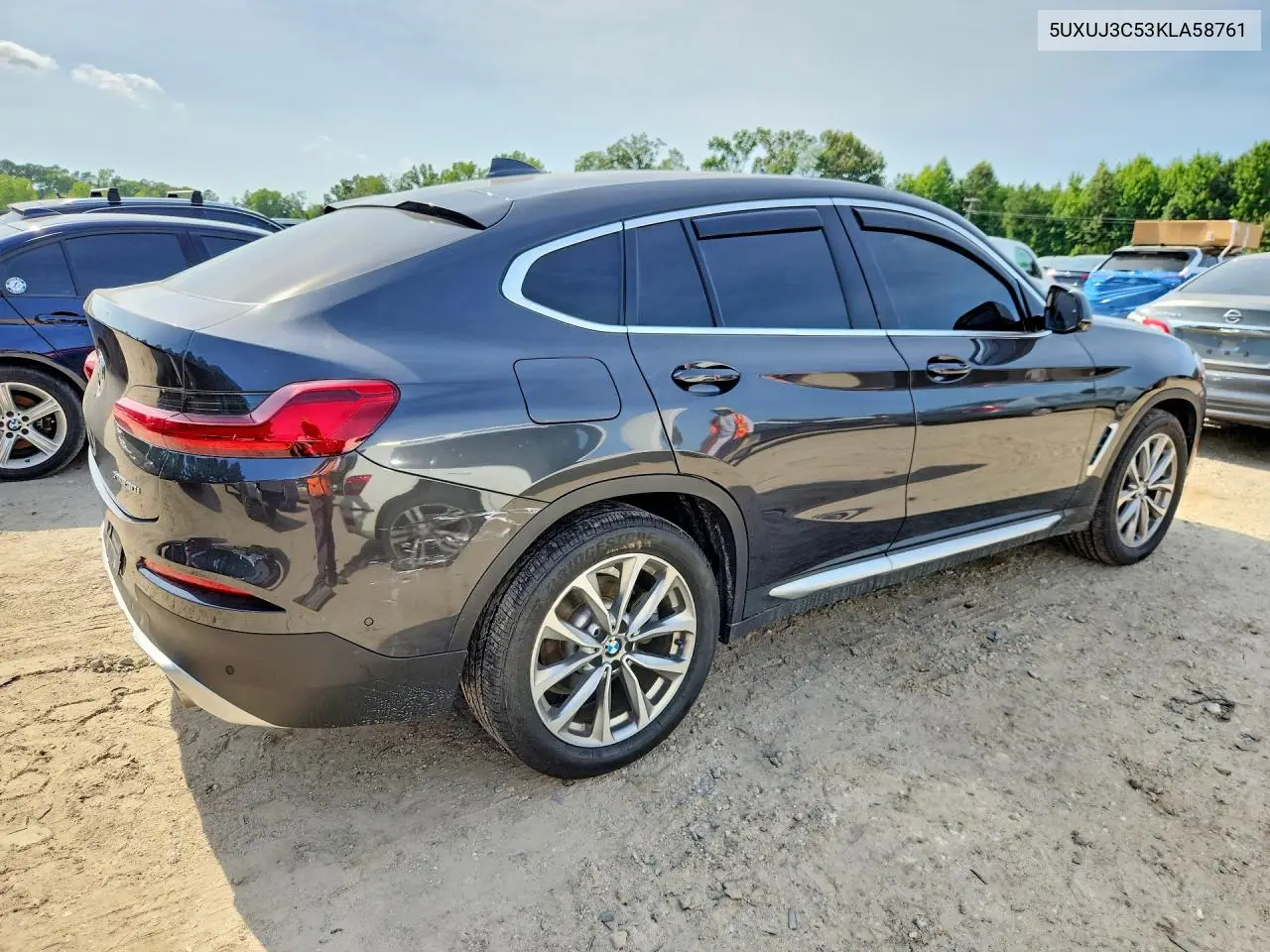 2019 BMW X4 xDrive30I VIN: 5UXUJ3C53KLA58761 Lot: 58847986