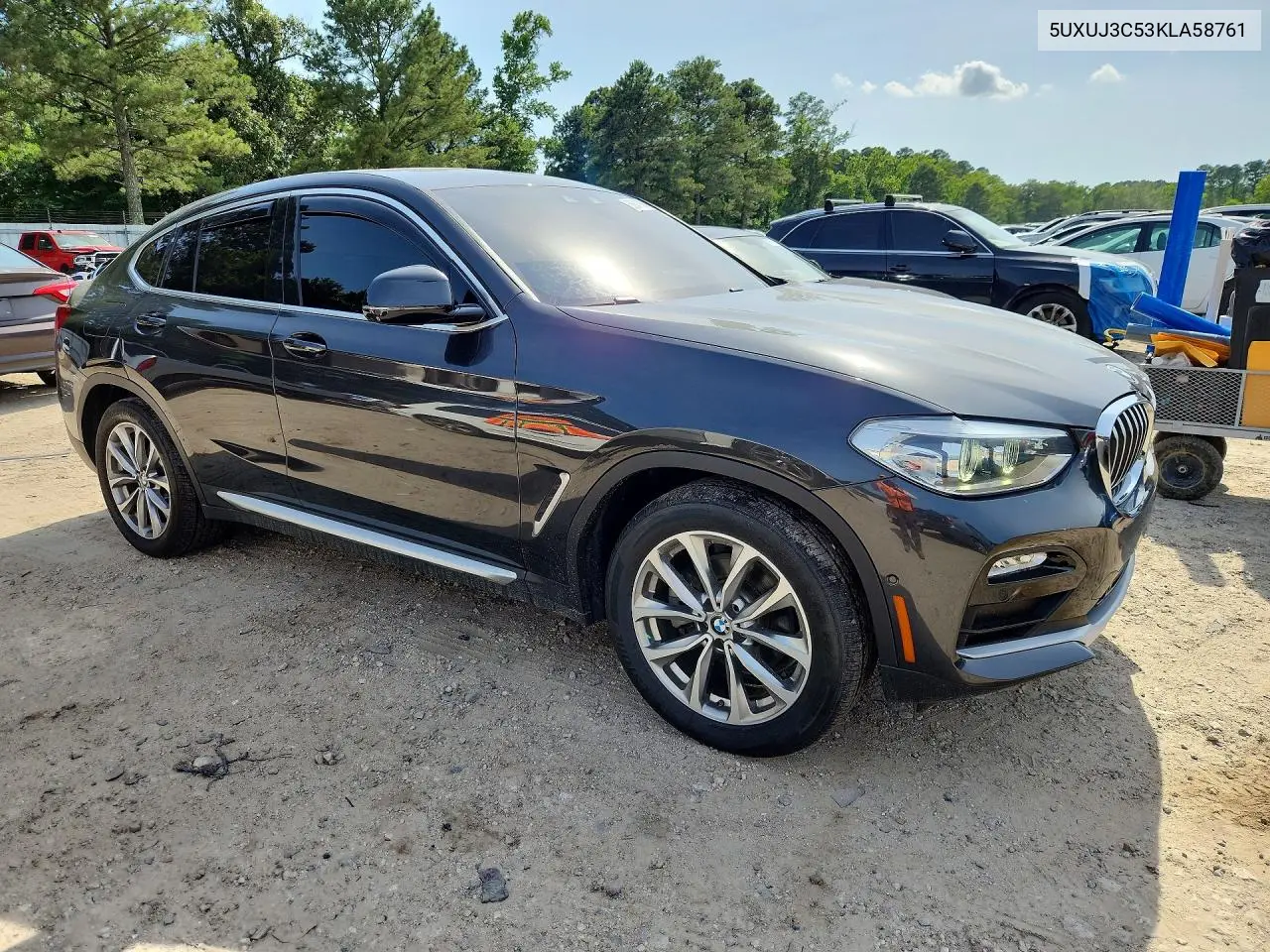 2019 BMW X4 xDrive30I VIN: 5UXUJ3C53KLA58761 Lot: 58847986