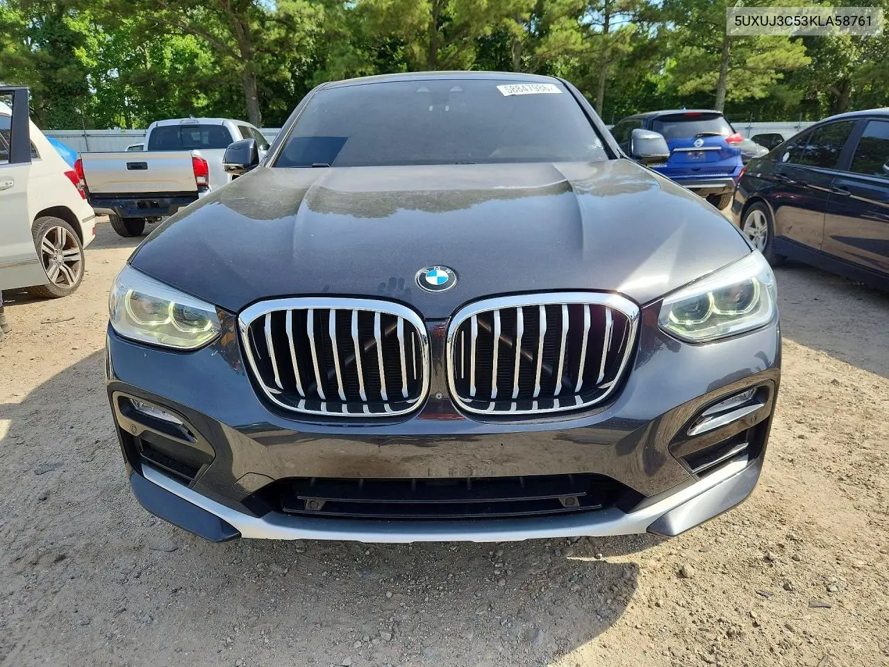 2019 BMW X4 xDrive30I VIN: 5UXUJ3C53KLA58761 Lot: 58847986
