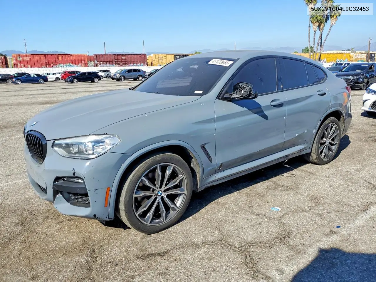 2020 BMW X4 xDrive30I VIN: 5UX2V1C04L9C32453 Lot: 47123956
