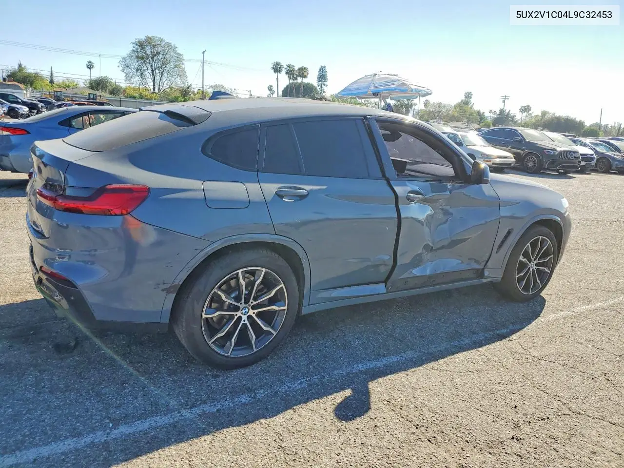 2020 BMW X4 xDrive30I VIN: 5UX2V1C04L9C32453 Lot: 47123956