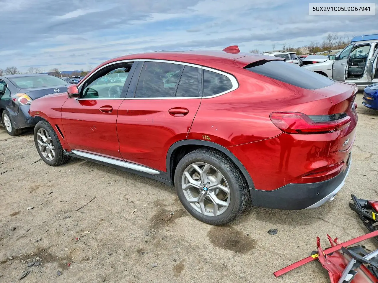 2020 BMW X4 xDrive30I VIN: 5UX2V1C05L9C67941 Lot: 47584276