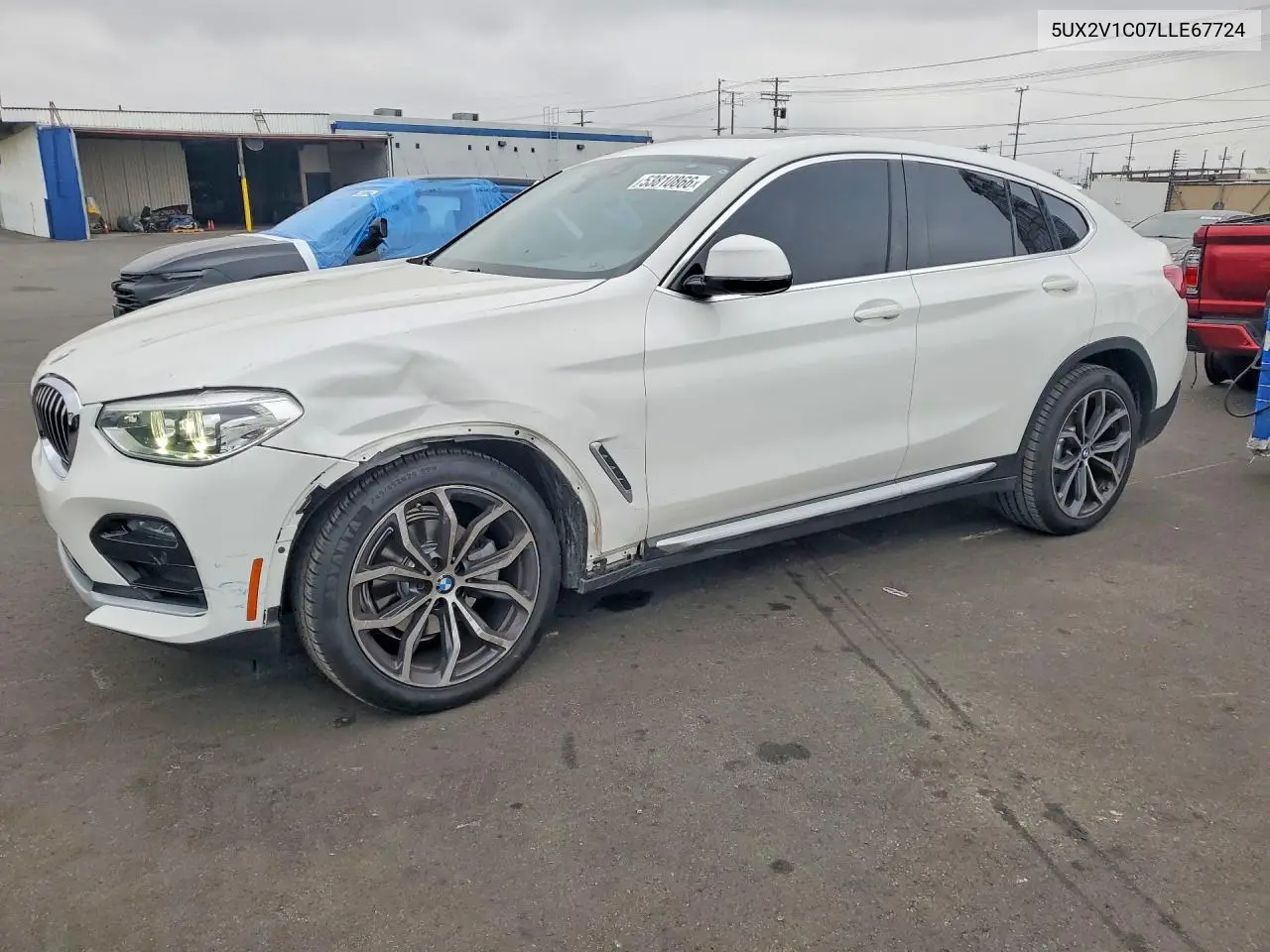 2020 BMW X4 xDrive30I VIN: 5UX2V1C07LLE67724 Lot: 53810866