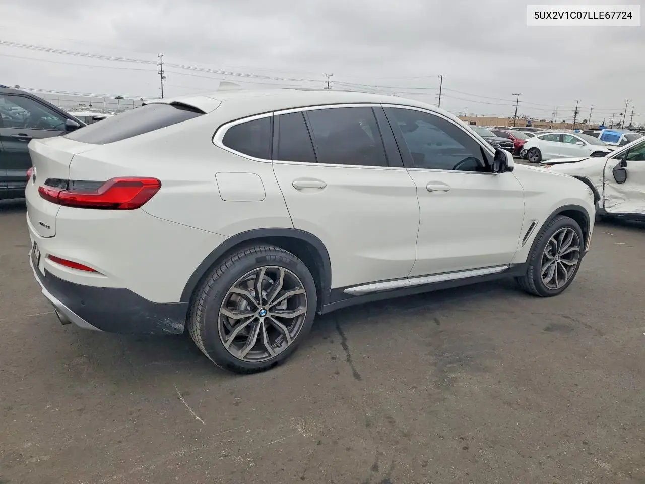 2020 BMW X4 xDrive30I VIN: 5UX2V1C07LLE67724 Lot: 53810866