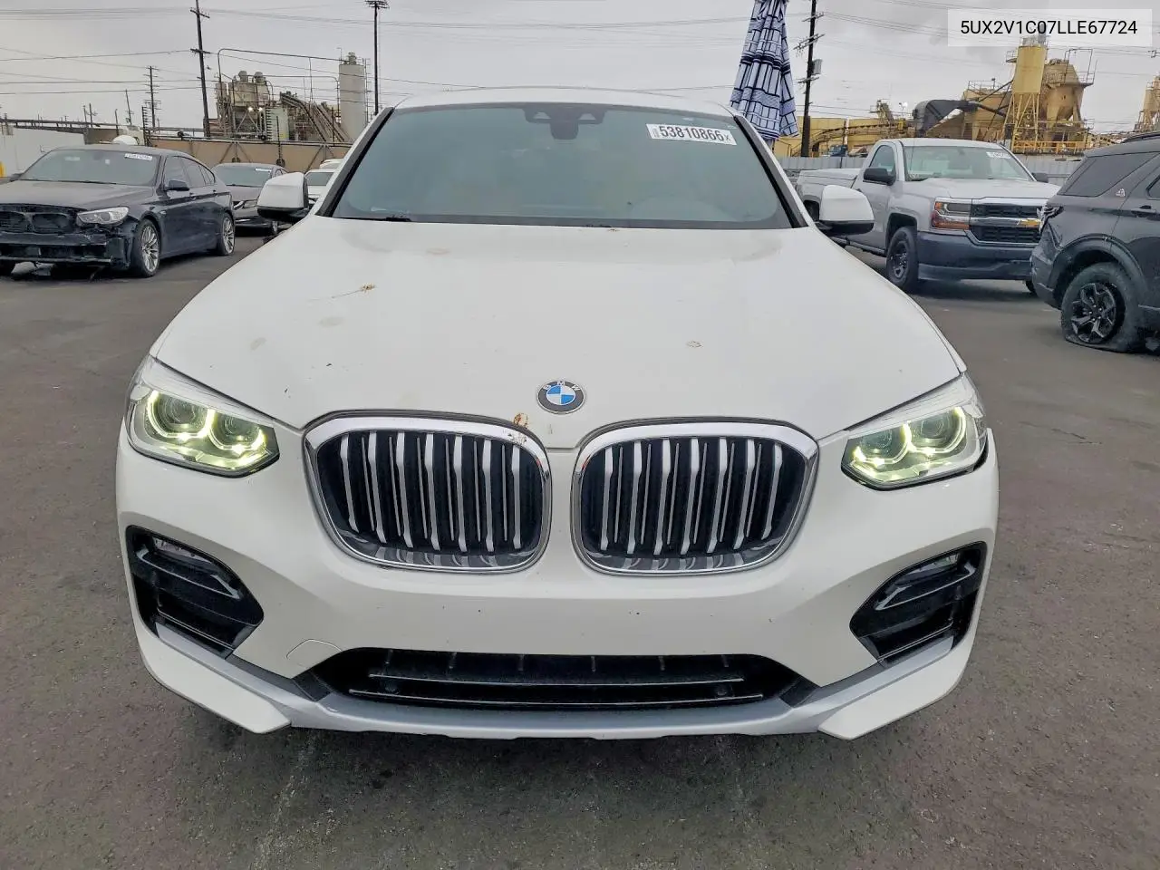 2020 BMW X4 xDrive30I VIN: 5UX2V1C07LLE67724 Lot: 53810866